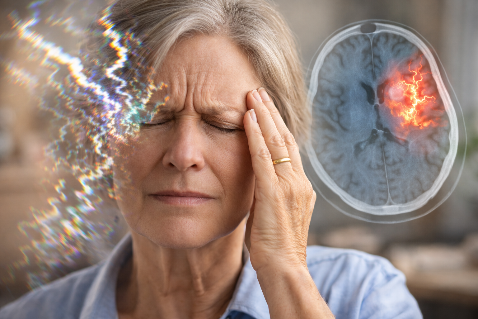Migraine With Aura Linked to Incident Ischemic Stroke Risk in Those 45 Years and Older